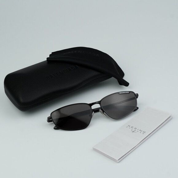 NEW Balenciaga BB0277S 001 Grey Geometric Unisex Sunglasses BB 0277S main image 9